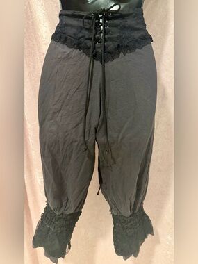 Rare Vintage Lip Service 2000 Gothic Pirate Bloomer Pants